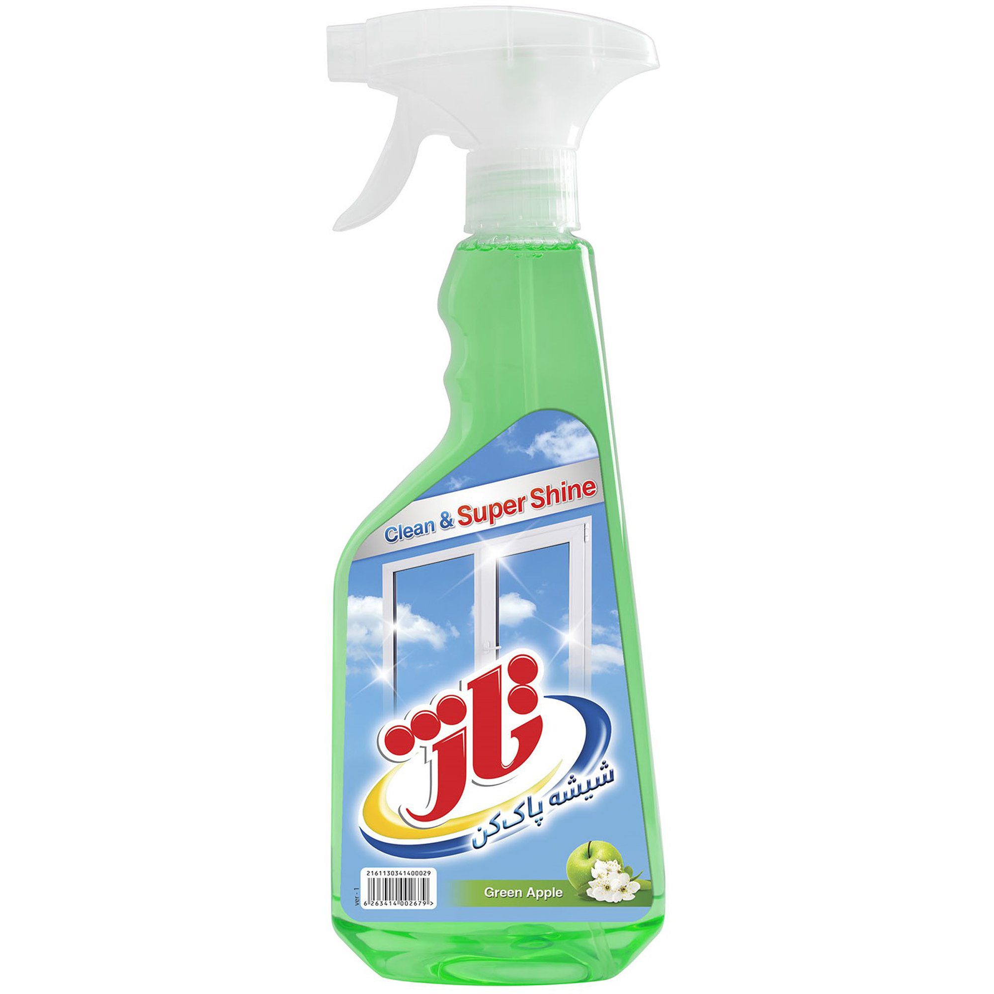 شیشه پاک کن سبز تاژ 500 گرمی