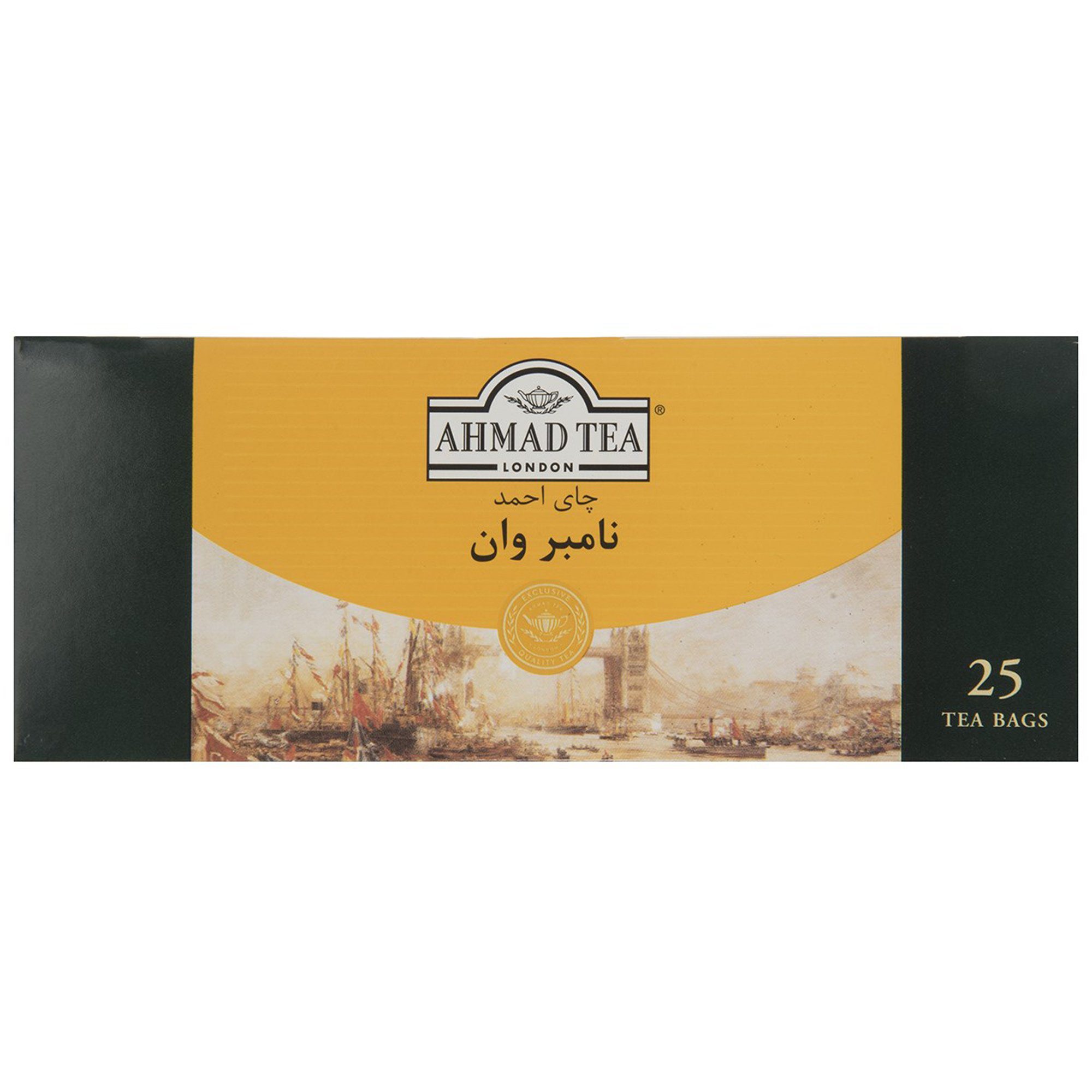 چای سیاه کیسه ای نامبر وان احمد 25 عددی