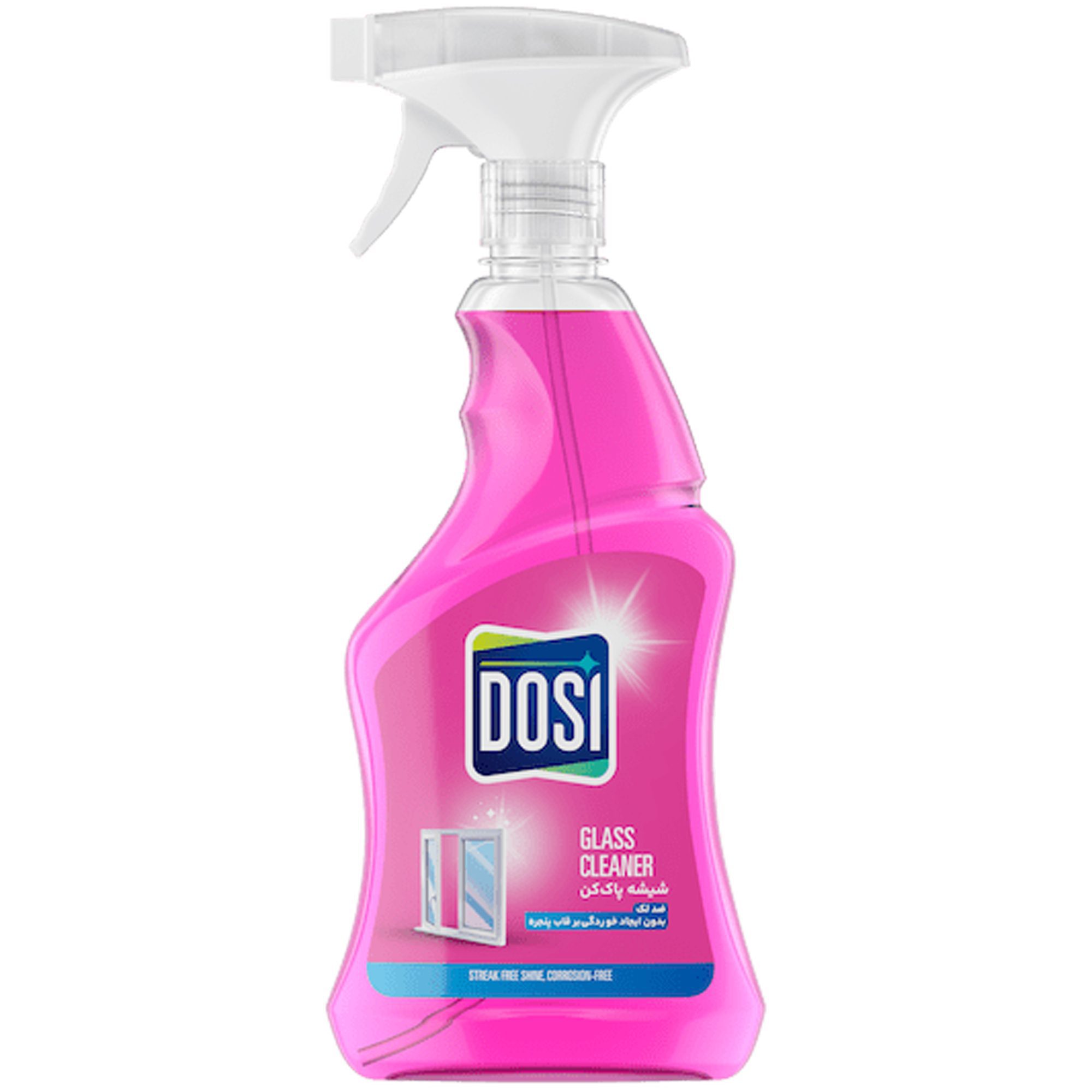 شیشه پاک کن صورتی دوسی 450 گرمی