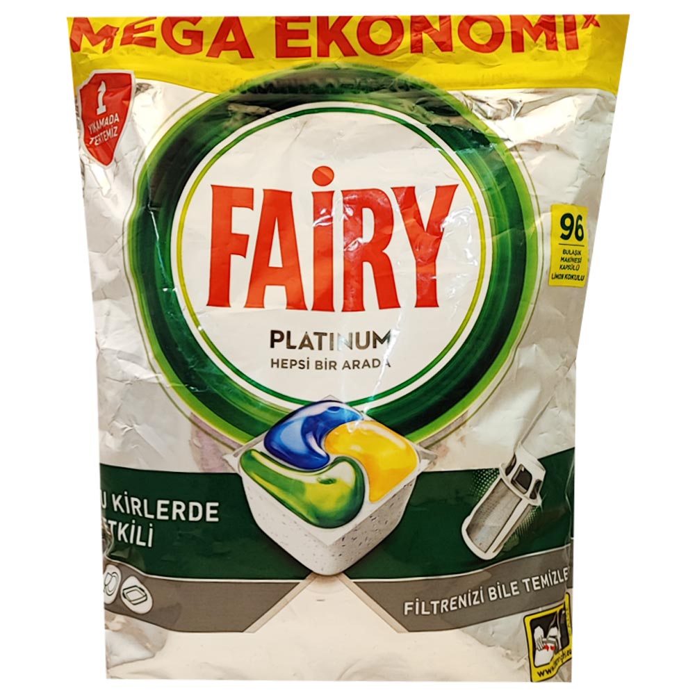 قرص ماشین ظرفشویی Platinum فیری 96 عددی