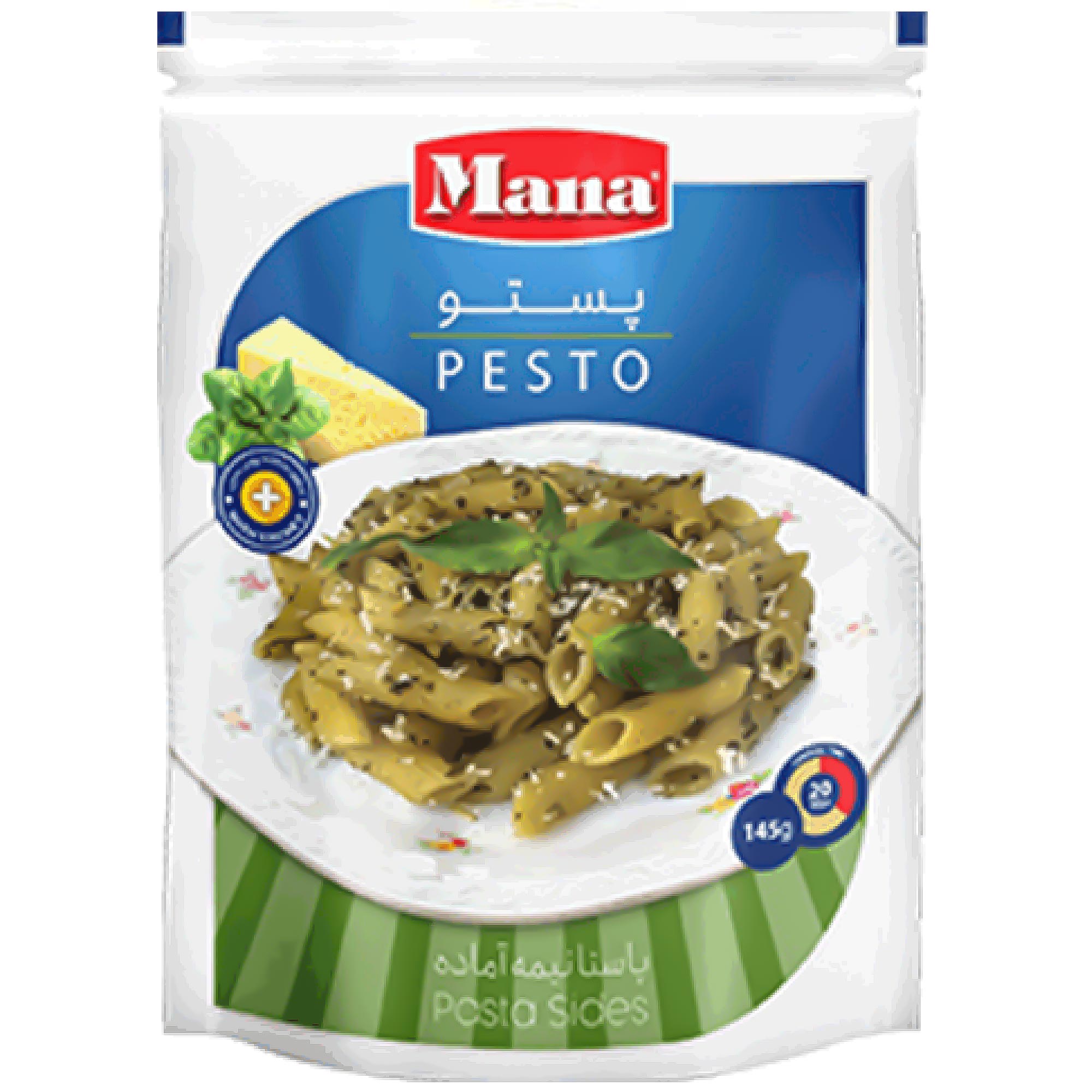پاستا نیمه اماده پستو مانا 145 گرمی